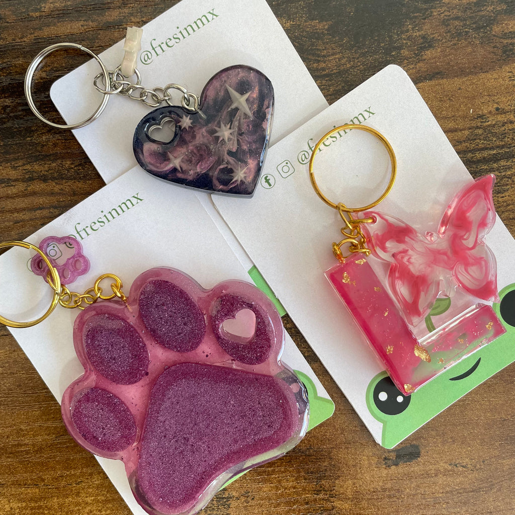 Llaveros de resina